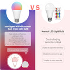 2PCS Tuya Smart LED Bulb E27 9W 900lm RGBCW Color Changing AC220V Bluetooth WiFi Alexa/Google Home Compatible Screw Light Bulbs