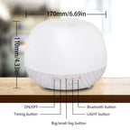 Tuya WiFi Humidifier Essential Aroma Oil Diffuser Smart Home Ultrasonic 500ml Air Humidifier Mist Maker for Alexa Google