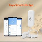 Tuya WiFi/Zigbee Water Leak Sensor Smart Life Control Water Leakage Device Safety Protection Connected Home Compatible Alexa