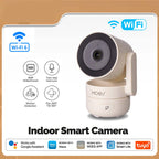 MOES Tuya Wi-Fi 6 Smart Indoor 4MP HD Security Pan/Tilt Camera Motion Tracking & Sound Detection Infrared Night Vision Monitor