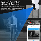 Tuya 2 Way Audio 5MP Wifi Smart Home Baby Monitor Mini Indoor Security IP Camera 2K PTZ Auto Tracking CCTV Surveillance Camera