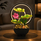 Decorative tabletop water fountain for home and desk décor
